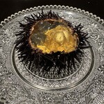 室町 和久傳 - 雲丹と卵豆腐、岩茸、スッポンの煮凝りとお出汁で