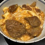 室町 和久傳 - 牛卵とじ丼