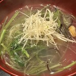 室町 和久傳 - 甘鯛の沢煮椀