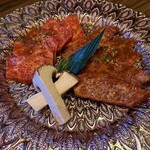 焼肉のMr.青木 - 上ロースと究極カルビ