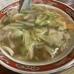 幸園 - 五目あんかけ麺450円