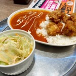 バタチキ - 料理写真:無限からあげカレーライス定食（¥1,280税込）