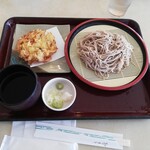 レストラン コンポート - もりそば（かき揚げ付き） 1000円