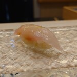 鮨 なんば - 縞鰺 37℃/22℃