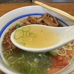 ロ麺ズ - とろみのある和出汁の塩スープ