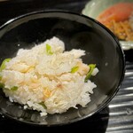 富小路 やま岸 - 真魚鰹と万願寺唐辛子のバランスが良くて、最高の〆ごはん。