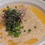 NIBOSHI MANIA - 冷やし金目鯛蕎麦　麺線がきれい