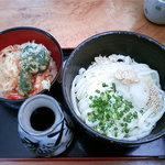 うどん錦 - 天丼と冷やしうどん