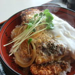 ビーフビレッヂ区界 - 味噌カツ丼(カツ丼）