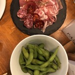 スタンドシャン食 TOKYO恵比寿 Champagne & GYOZA BAR - 定番アンティパスト　肝心の餃子撮影忘れ