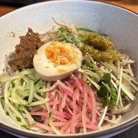 蕎麦 蘇枋 - 濃厚胡麻ダレの坦々蕎麦1410円