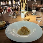 Ristorante SCAT_TO - Spaghettone burro e miso (白味噌ベースのスパゲットーネ)