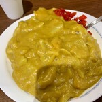 名物 万代そば - 普通盛りでもこの盛りの良さ