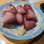 山の仙人 淳  - 鹿刺し！にんにくピリリ！
