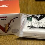 日方珈琲焙煎所 by CAFE SQUARE - 景品のドリッパー&フィルター❗️