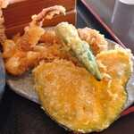 そば処 一庵 - 天ぷら