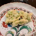 にしこり - 枝豆の天ぷら