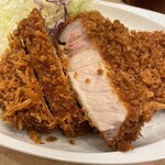 とんかつ檍 - 特ロースカツ　断面