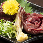 食楽幸房 わかな - 国産ダチョウ肉フィレ刺身