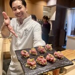 鮨 富かわ - マグロッシーニ