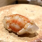 鮨 富かわ - 車海老の握り