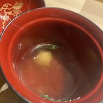 鮨 富かわ - すまし汁