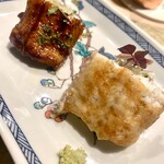 鮨 富かわ - 鰻白焼と蒲焼