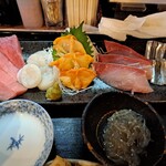 魚笑 - 6種類の豪華盛りアップ