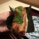 多仁本 - 鰻は皮パリッと。瓜の雷干しがポリポリと歯応えよく。