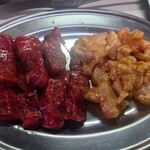 焼肉 一力 - 上ミノ　ハラミ