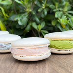 la plage - 大人気！アイスマカロンバーガー♪