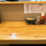 うどん処 重己 - カウンター風景