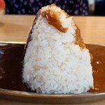 カレーの店 SPICE - 大盛りの断面
