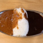カレーの店 SPICE - ポーク＆ビーフ大盛り￥1000