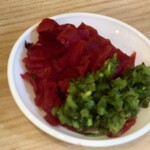 カレーの店 SPICE - 大盛り用の別皿付け合わせ