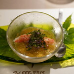 和食すがわら - 蟹のジュレ掛け