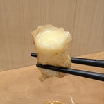 菜肴ますだ - チーズ揚げ　断面