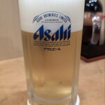 菜肴ますだ - 生ビール（中）682円