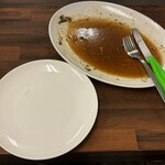 コメトステーキ - 完食です