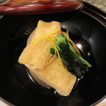 日本料理にわの - 煮物（丸大根・柚子・みず菜）