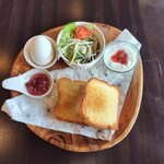 coco cafe - 料理写真:米粉パンモーニング