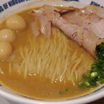 NIBOSHI MANIA - 自家製甘海老煮干ソバ