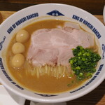 NIBOSHI MANIA - 自家製甘海老煮干ソバ 1200円