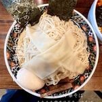 奈つやの中華そば - 奈つやのもちもち雲呑味玉赤つけそば