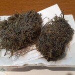 ・・・ - もずくと岩牡蠣