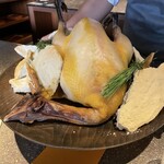 SOWER - “地元鶏”を塩釜焼にて