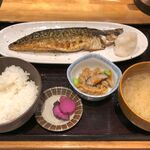 うまい魚が食べたくて - さば文化干し定食