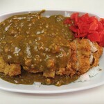 ライスカレー まんてん - カツカレー普通盛り（750円）