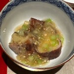 野嵯和 - 山形牛ロースト巻き　丸茄子揚げ浸し