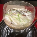 野嵯和 - 渡り蟹　雲丹　小倉　キクラゲ　冷やし冬瓜　絹さや